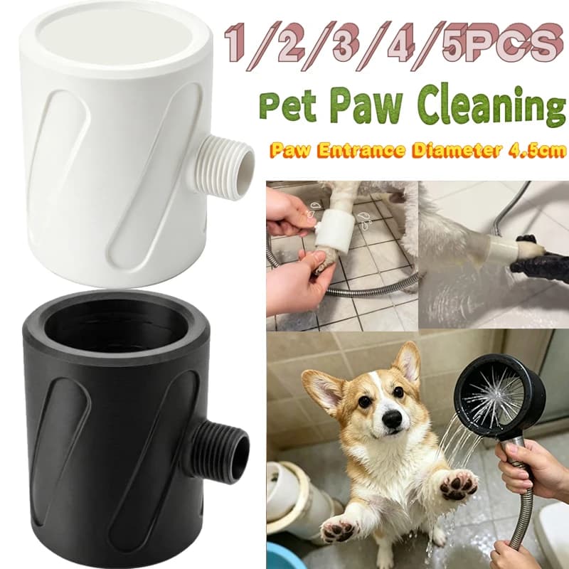 Pet Foot Wash Cup PLA Shower Head Brush Dog Cat Foot Mud Remover Removable Pet Foot Cleaning Tool Household Grooming Accessory