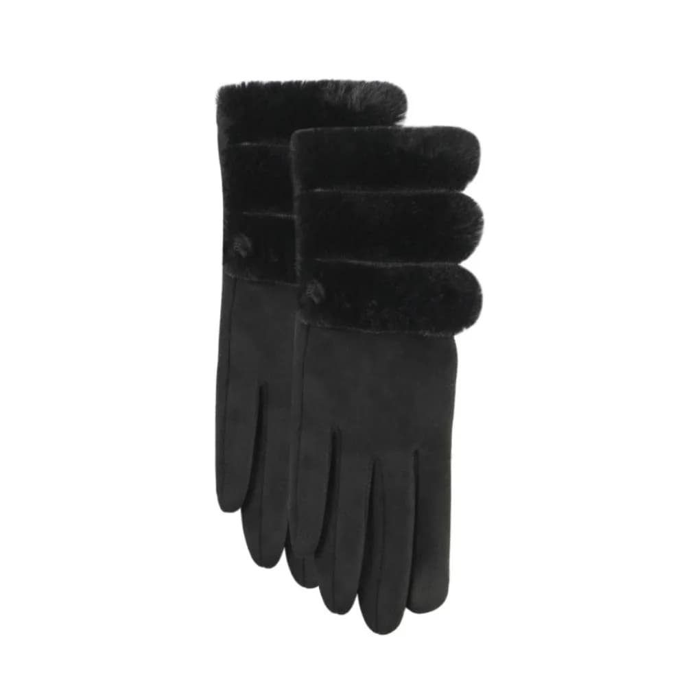 Fashion Winter Women Fleece Gloves Suede Soft Touch Screen Gloves Thickened Smooth Drive Cycling Gloves