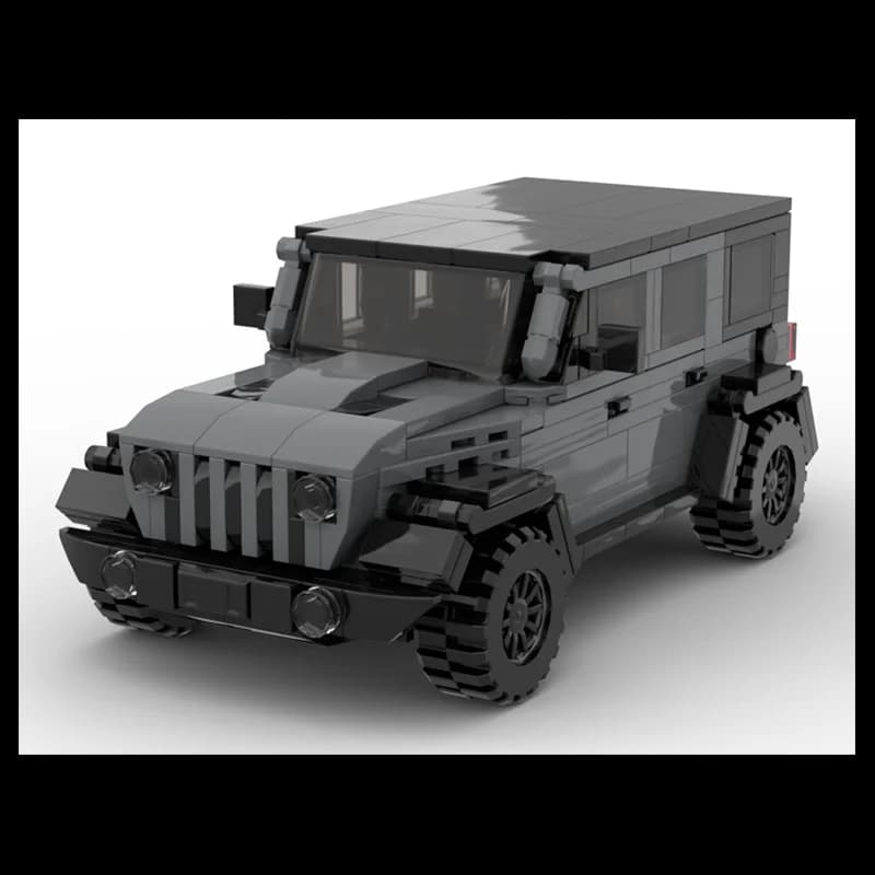 Regalo di blocchi da costruzione per bambini educativi creativi per veicoli fuoristrada Wrangler da 404 pezzi