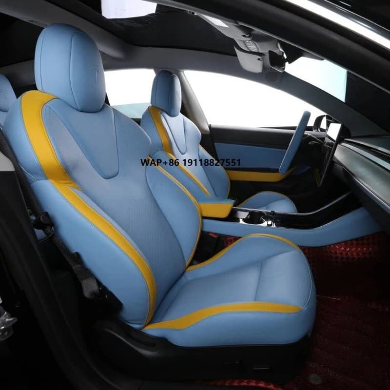 Custom Accessories for Auto Seats, Leather Seats, Sports Seats for Model 3/ Model X/ Model Y