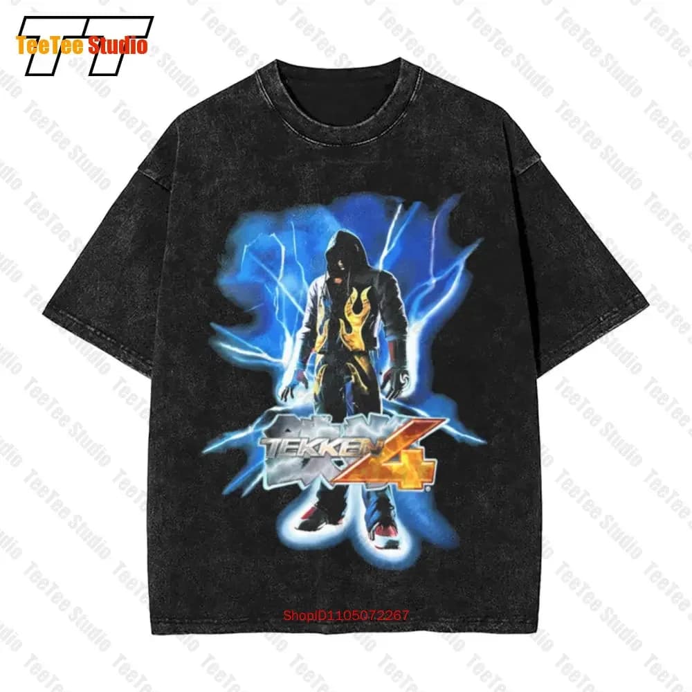 Vintage Tekken 4 Namco Promo Arcade Gaming 2001 Y2K Era Vintage Oversized T-Shirt Xl 2H3L