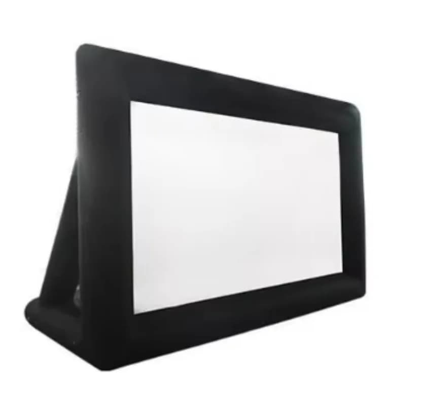 Large Inflatable Air Screen Outdoor Cinema Equipment Front and Rear Projector Screen With Blower Inflatable Movie Screen