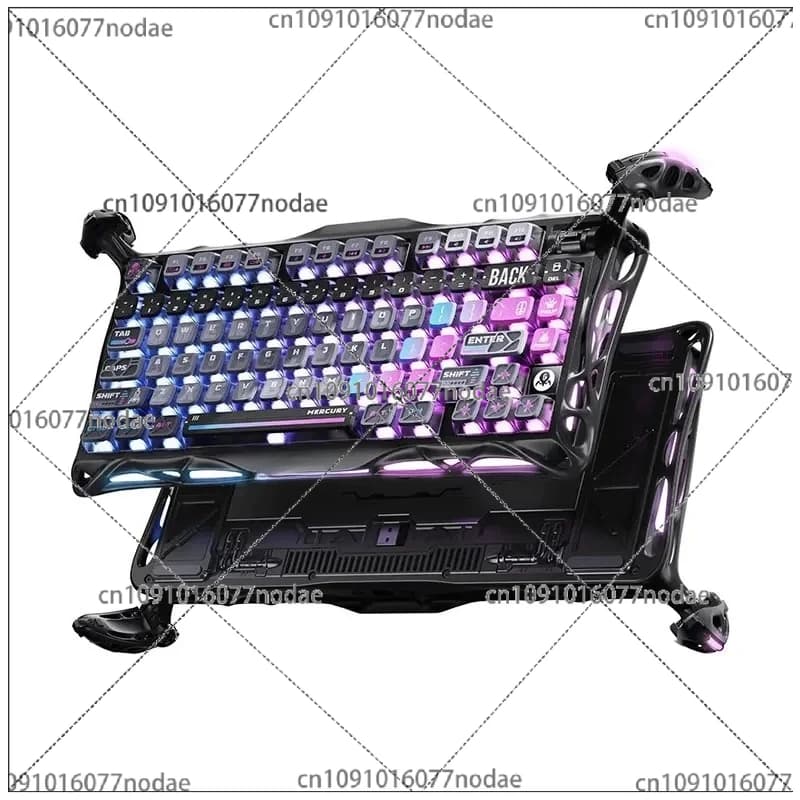 Star K1 Pro 75% Tastiera da gioco meccanica wireless 79 tasti Interruttori lineari retroilluminati RGB Tastiera meccanica