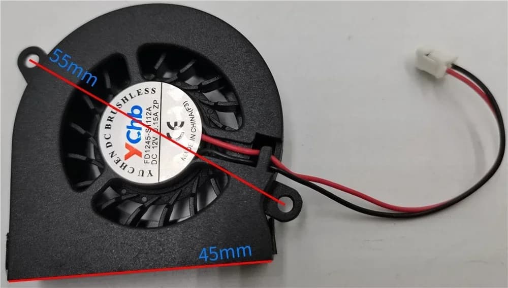 Ventola per purificatore d'aria DF-4020 4cm 40x20mm FD1245-S1112A 4.5cm 40x15mm 12V, ventola per proiettore JSF JSF5015MS 5cm 50x15mm 24V
