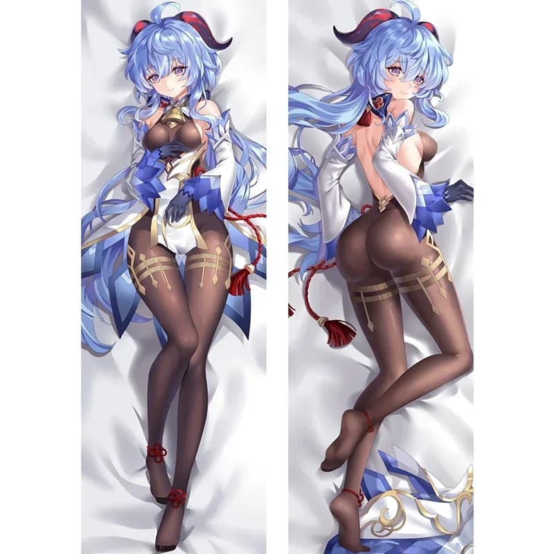 Gioco Genshin Impact GanYu Cosplay Sexy Dakimakura federa che abbraccia il corpo Prop