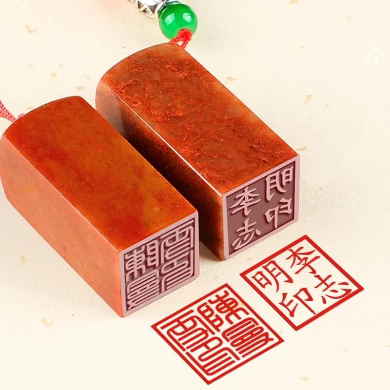 Custom Name Seal Stamp for Chinese Calligraphy Painting Personalised Carved Signature Collection Book Graduation Gift Art Craft