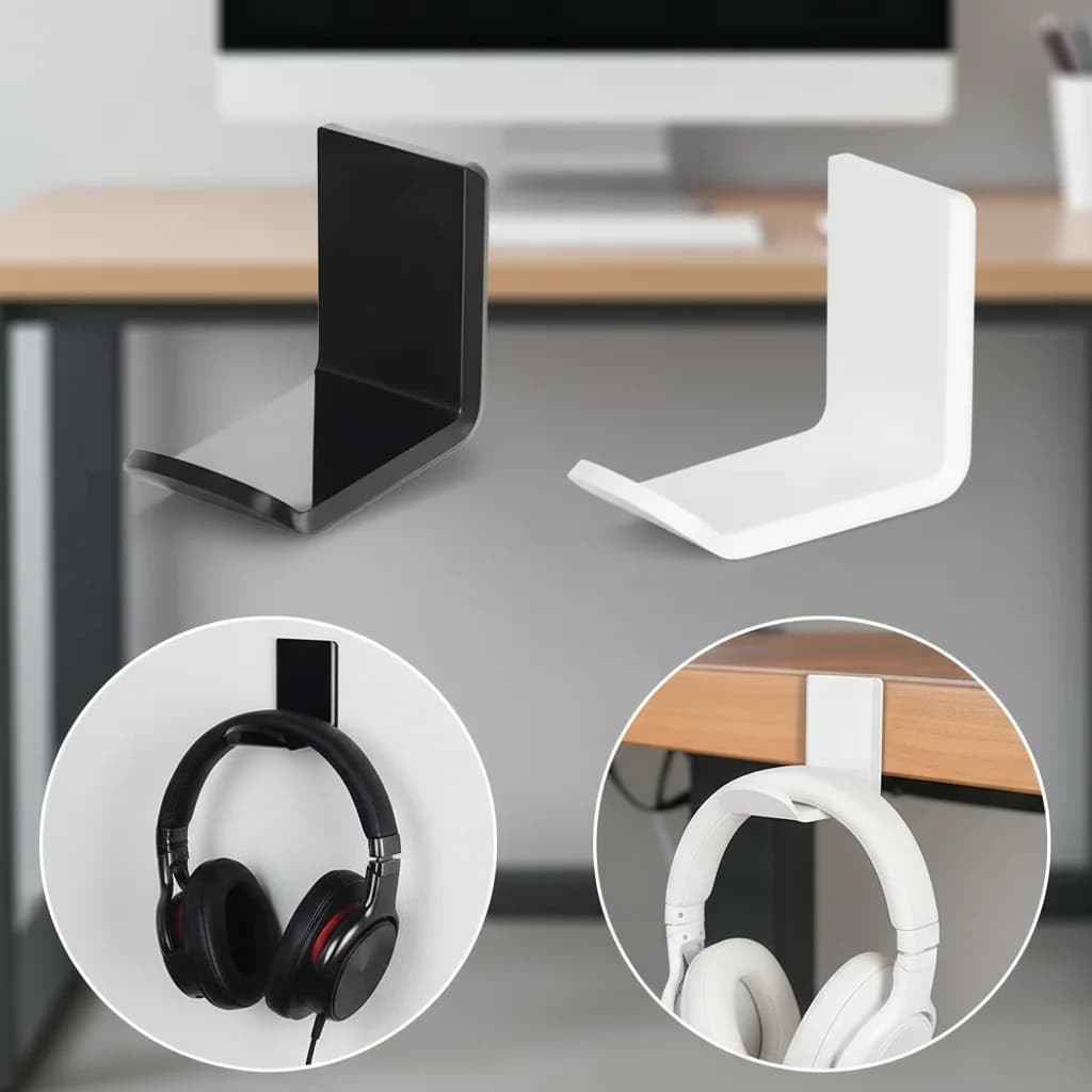 Porta cuffie Portaoggetti portatile per auricolari Organizzatore per display Non incluso auricolari