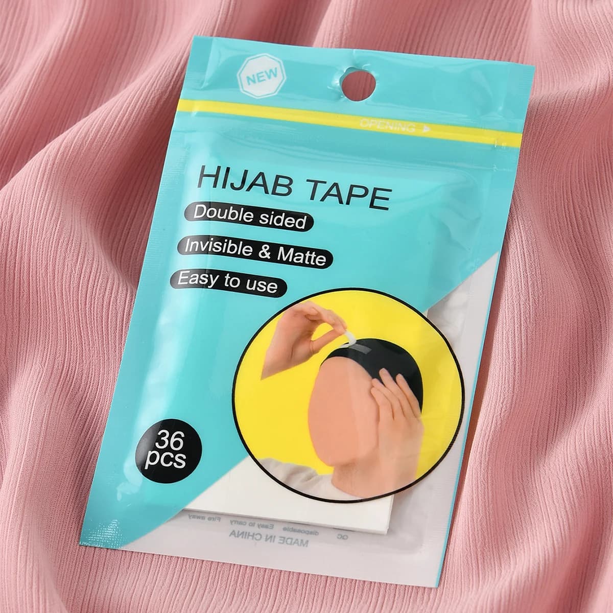 36 pz/set Hijab Tape donne musulmane Hijab accessorio antiscivolo Undercap sciarpa nastro adesivo invisibile su entrambi i lati facile da usare