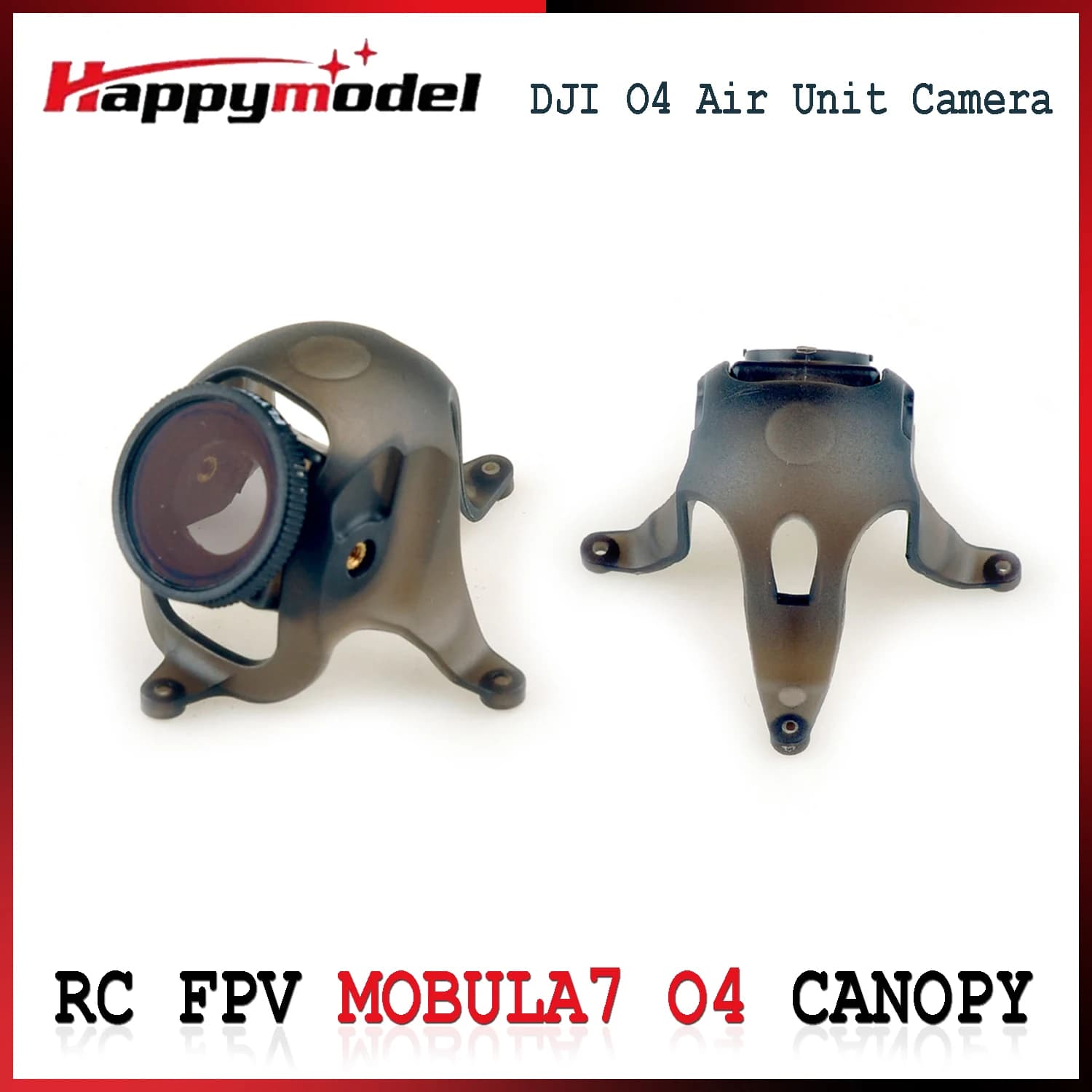 Happymodel RC FPV Mobula7 O4 - Camera Replacement Cover with Adjustable Corner for DJI O4 Air Unit Camera, Fa-da-te parts for RC FPV Racing drones