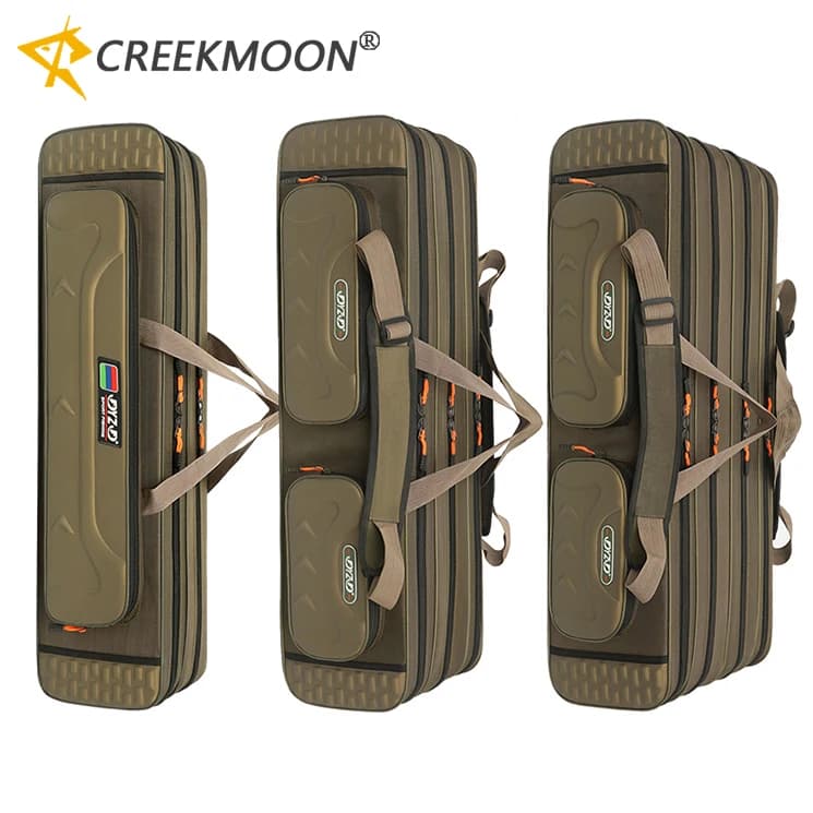 Oxford Cloth 2/3/4 Layer Fishing Rod Tackle Bag 80/100/120/130CM Multifunctional for Fish Reel Lure Line Tools Storage Case Gear