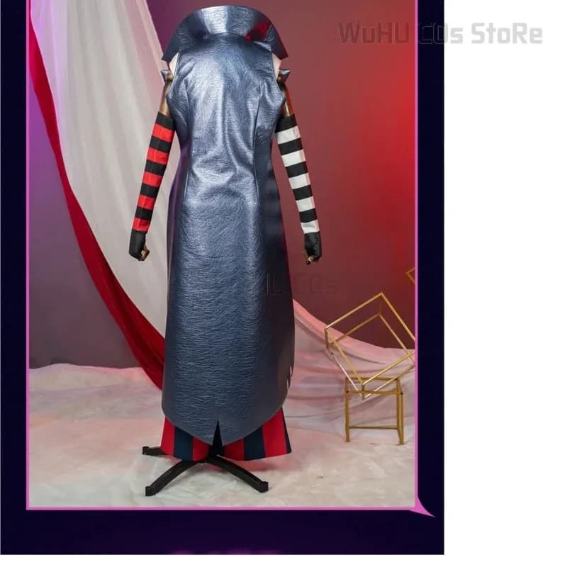 Hazbin Velvette Hotel Outfit Costume Earrings Gift Vees Halloween Party Demone Anime Cosplay Women Customized by Order; k6; 8',