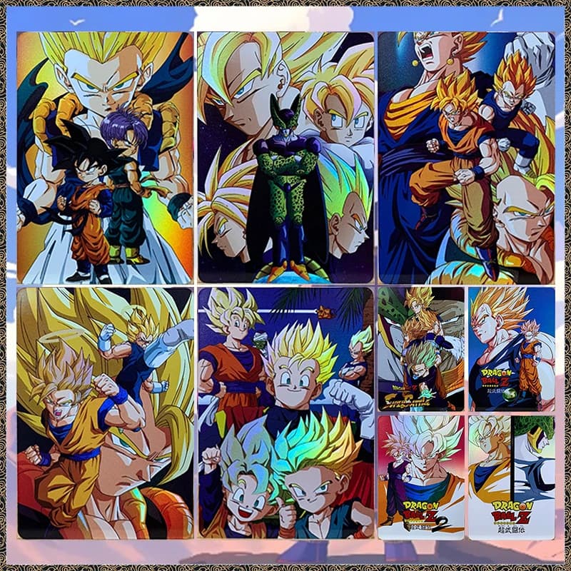 Anime Dragon Ball DIY ACG Battle Game Son Goku Cell Son Gohan Son Goten Vegeta Trunks Collectible Cards Birthday Toy Gift