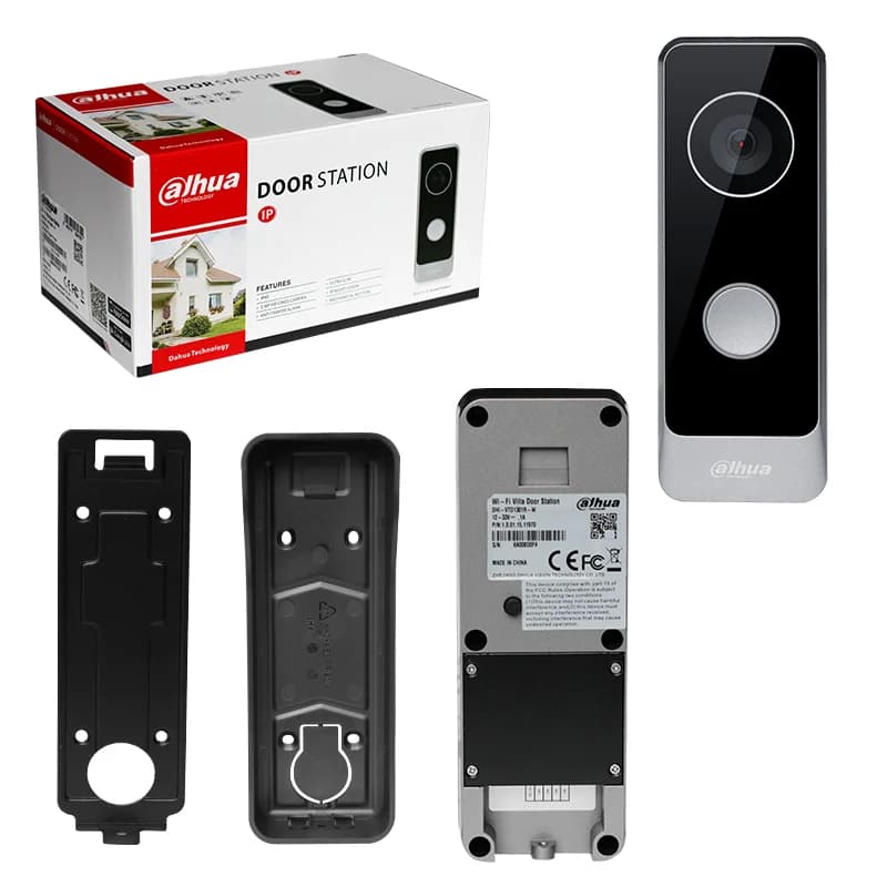 Dahua VTO1301R-W 1080P Mini WiFi Video Intercom HD Wireless Smart Home Doorbell Two–way Voice Call with indoor Monitor IP Camera