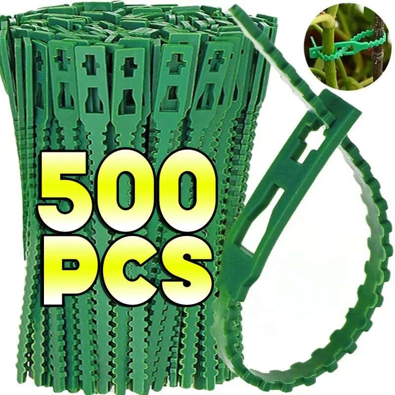 Reusable Garden Cable Ties Plant Vine Tree Shrubs Support Fastener Locking Nylon Adjustable Zipper Cables 2032