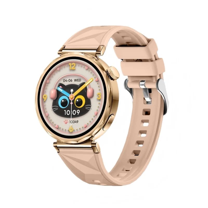 Smart Watch Schermo AMOLED HD da 1,3 pollici Menu 3D Chiamate Bluetooth Riproduzione musicale Orologio personalizzato Frequenza cardiaca Monitor dell'ossigeno nel sangue