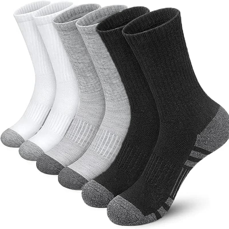 10/20/30 pairs of high quality men's socks, unisex sports socks breathable basketball, anti-slip, men's casual socks