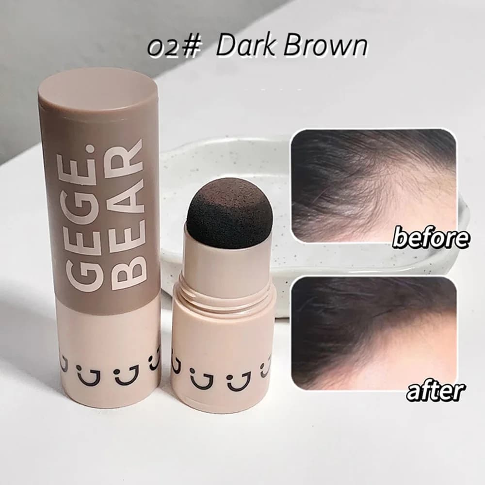 Gege Linea sottile a lunga durata Ombra in polvere Riempimento dei capelli Riparazione Fronte Taglio Strumento di trucco Correttore calvo Copertura dei capelli Bellezza