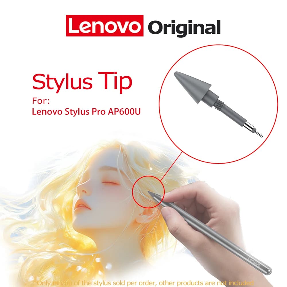 Punta Originale per Stilo Touchpen per Lenovo Yoga Pen Pro 2025 AP600U, Ricambio per Stilo, Protezione per la Scrittura, Tablet, Schermo, Anti-graffio