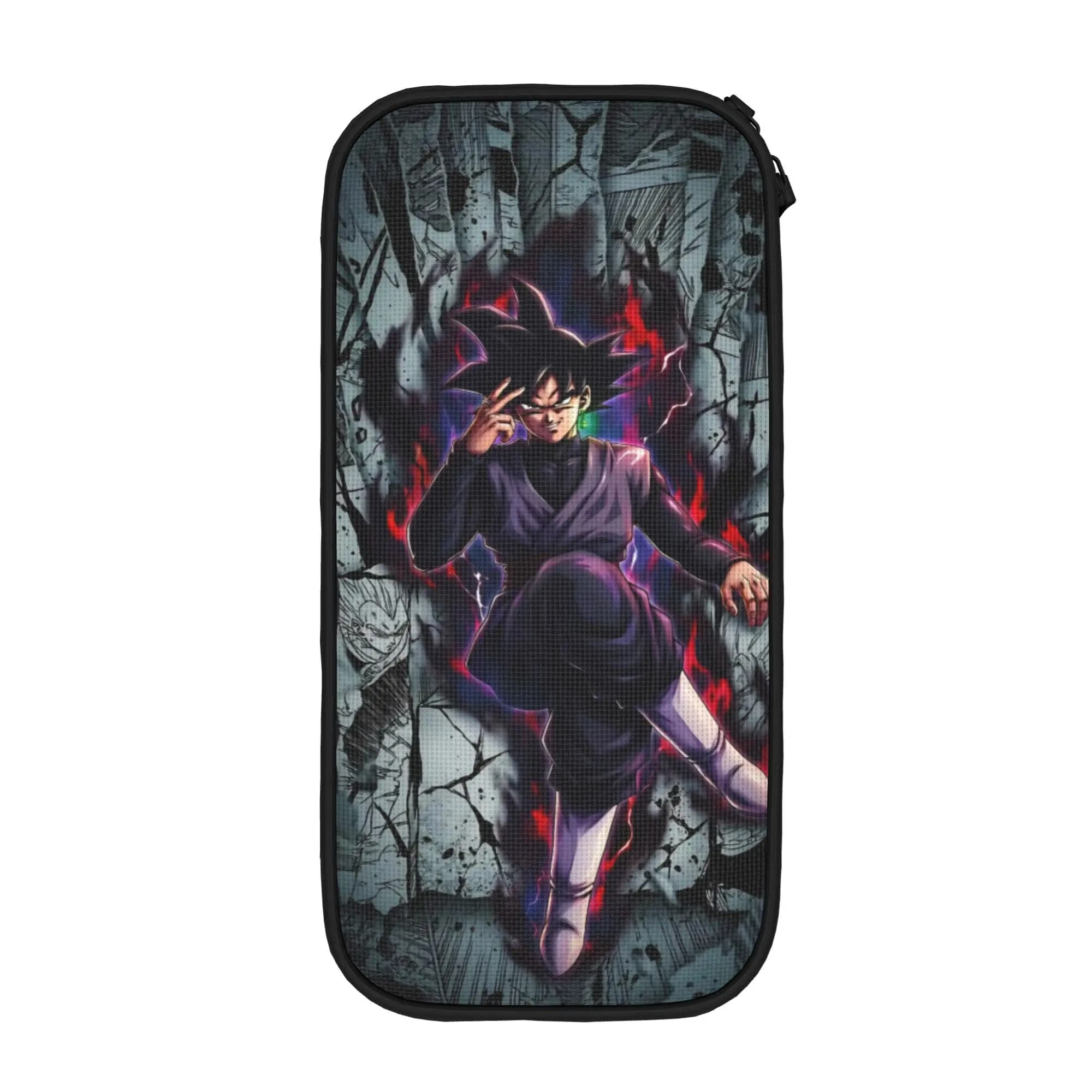 Astuccio Portapenne Fashion Zamasu DBZ Goku Black Ispirato ai Fumetti, Porta Penne per Studenti, Borsa Grande per Accessori