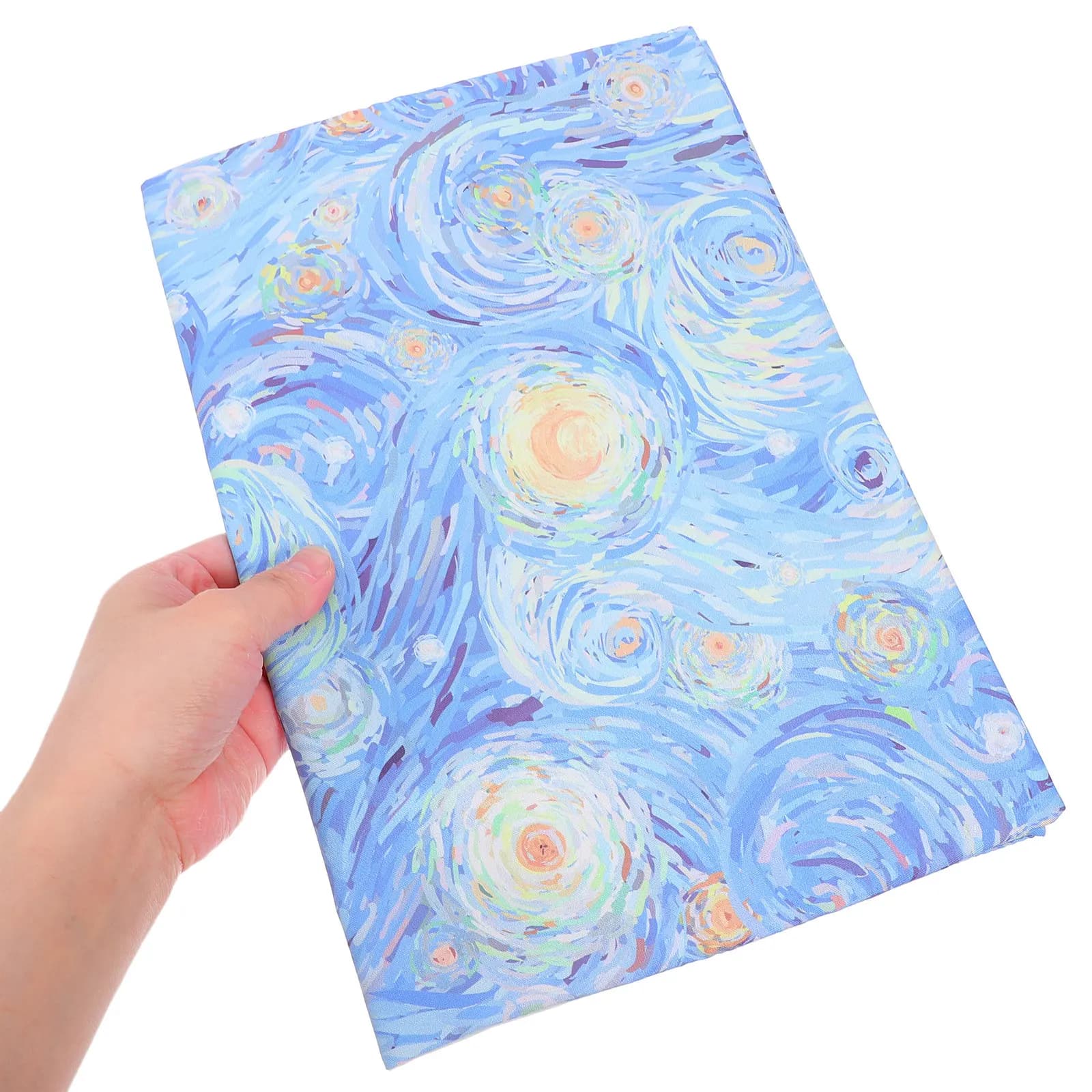 Copertina in tessuto resistente per quaderni A4, diari, agende, protezione per viaggi e scuola, elegante e artistica
