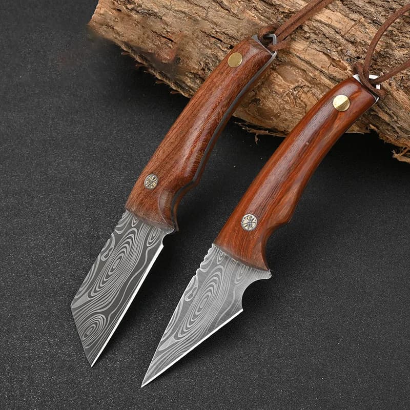5 cr15 coltelli da cucina in acciaio manico in legno disossare coltello da macellaio mannaia per carne pesce frutta verdura affettare coltello da cucina