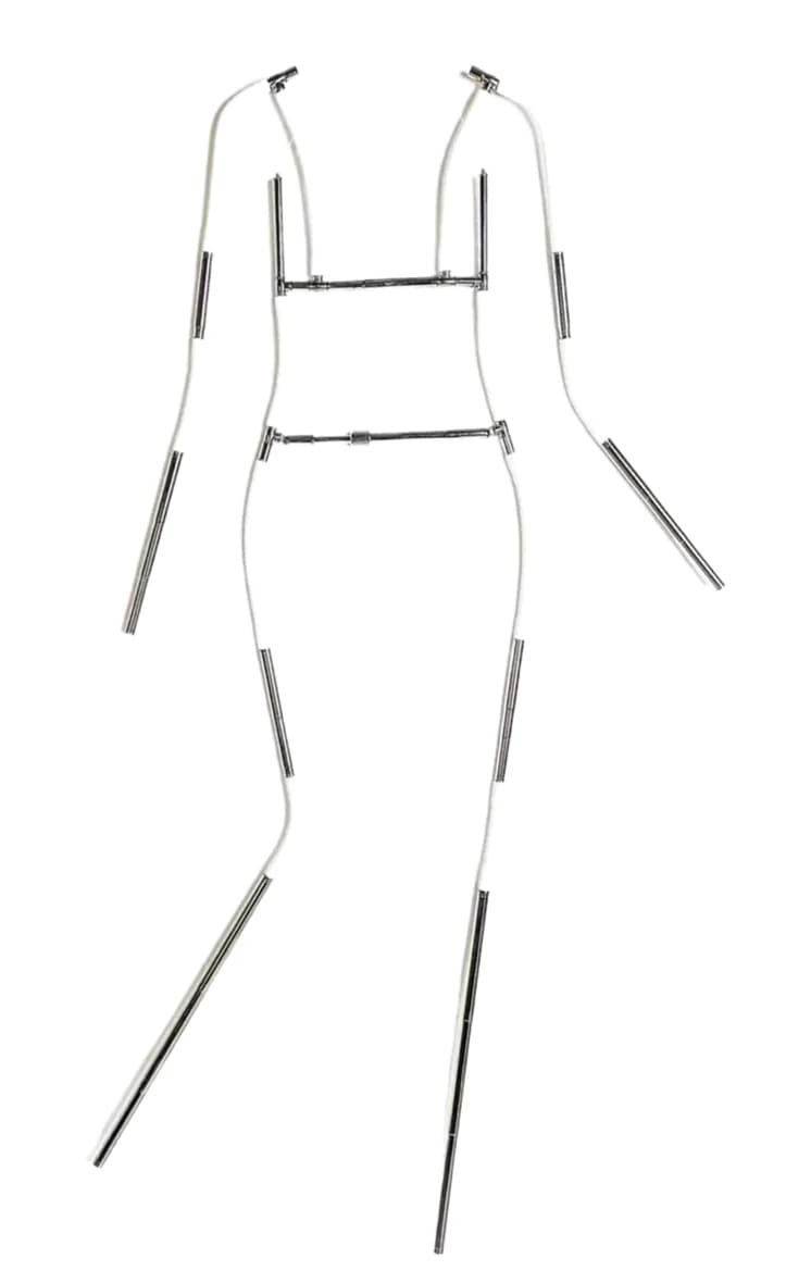 Adjustable Invisible Dress Hanger Photography Prop Extendable Clothes Display Stand For Clothing Shooting