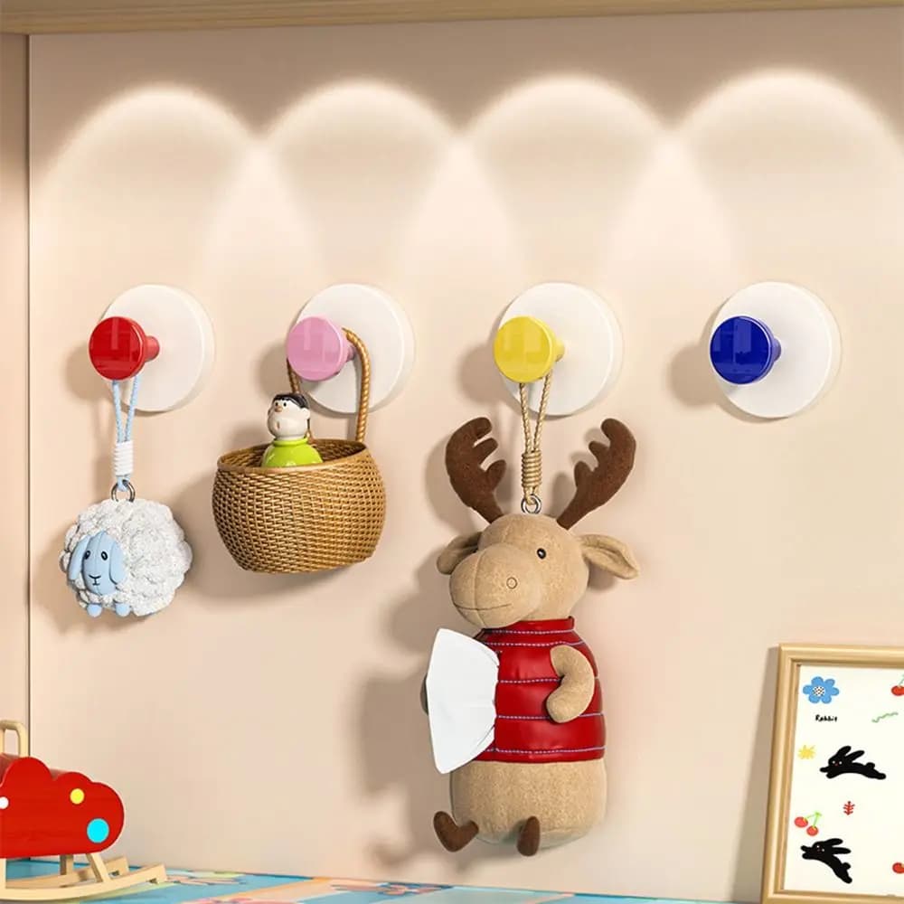 1/2 pezzi gancio a ventosa senza punzonatura ganci adesivi per dopamina per montaggio a parete resistenti accessori per la conservazione della casa riutilizzabili