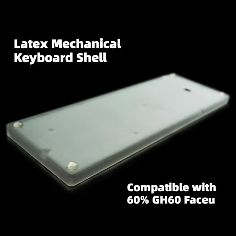 Guscio per tastiera meccanica in lattice compatibile con 60% GH60 Faceu Protezione USB Ergonomia Accessori per personalizzazione Regalo fai da te