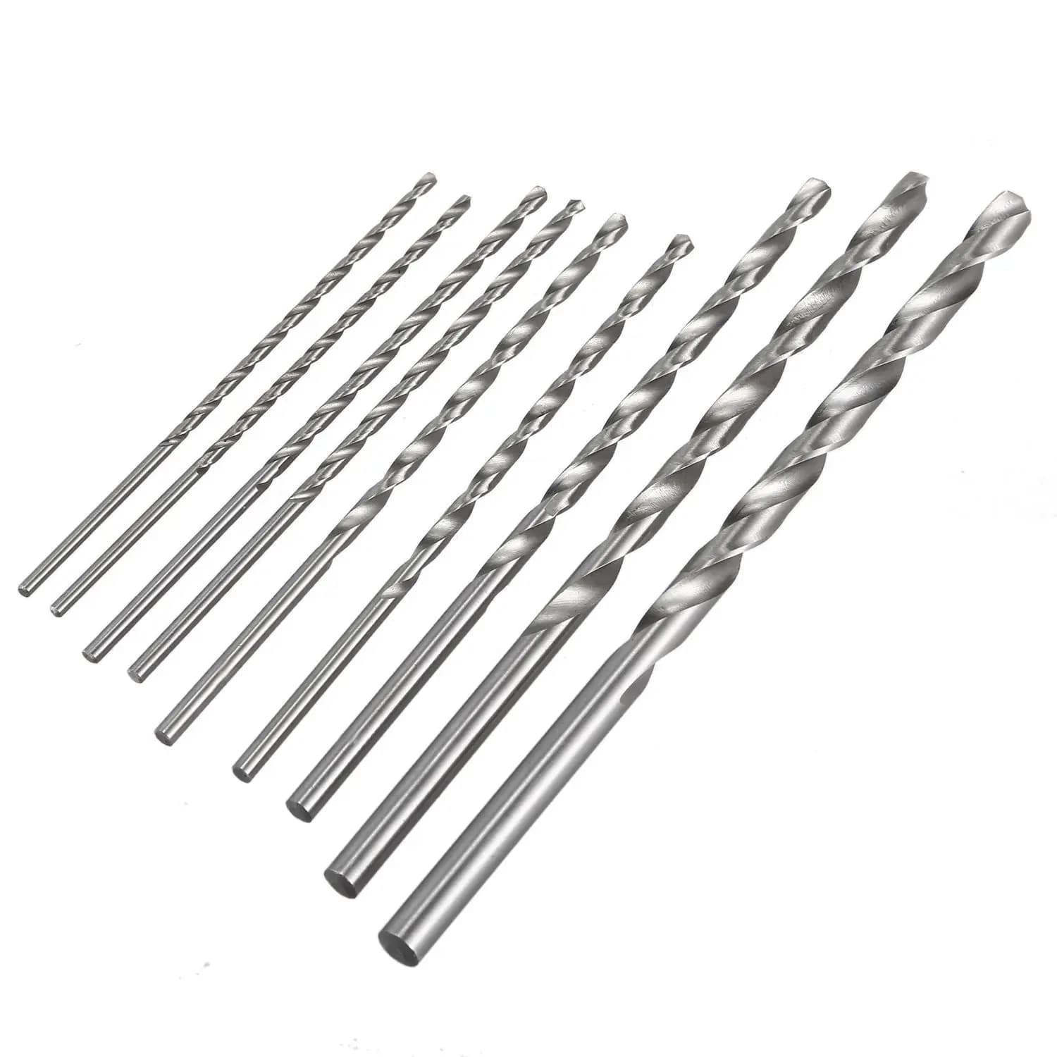 A20I EXTRA LONG HSS DRILL BITS 2mm 2.5mm 3mm 4mm 5mm 6mm SET