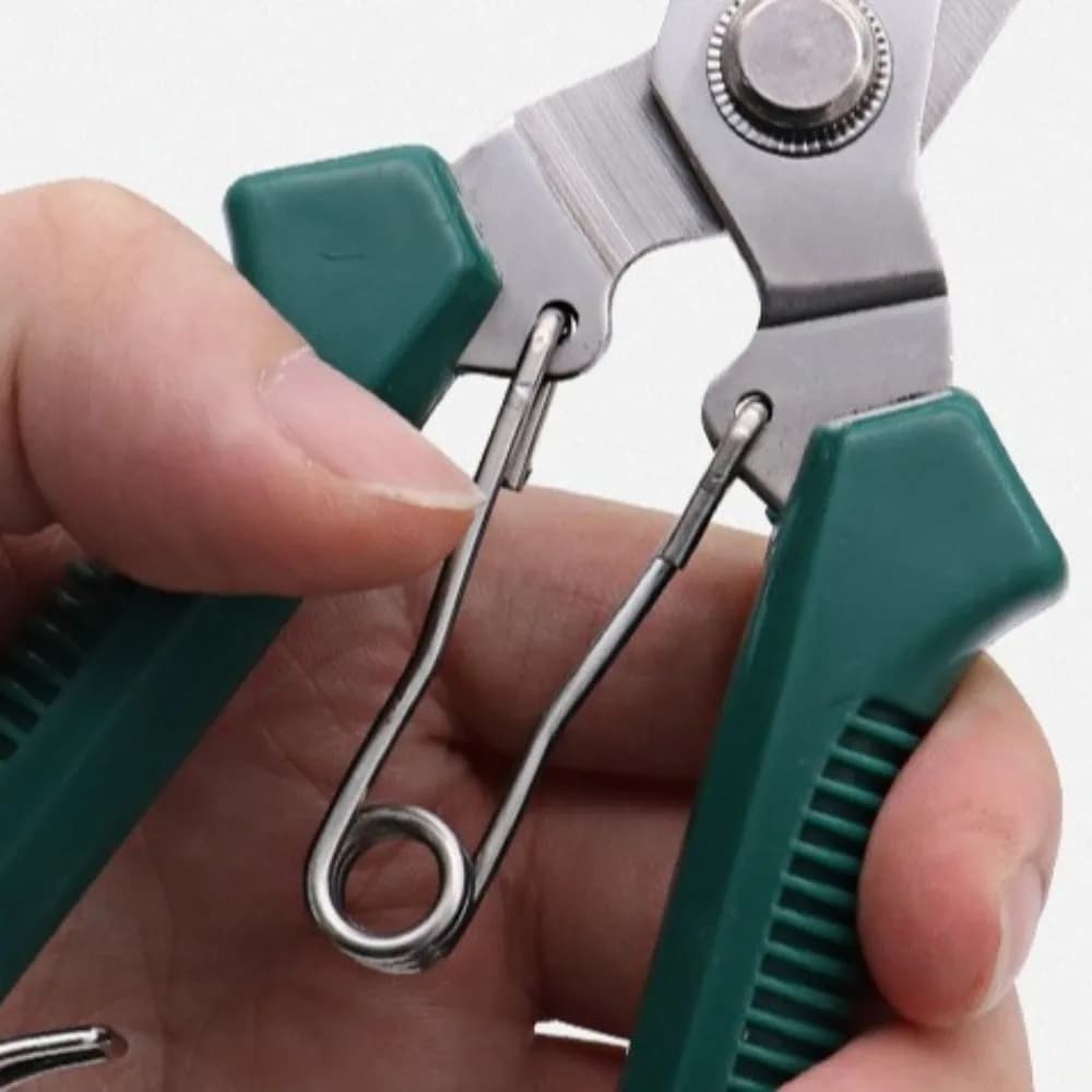 190 mm straight head pruning shears Professional stainless steel bonsai shears Non-slip handle Finishing tools Bonsai care