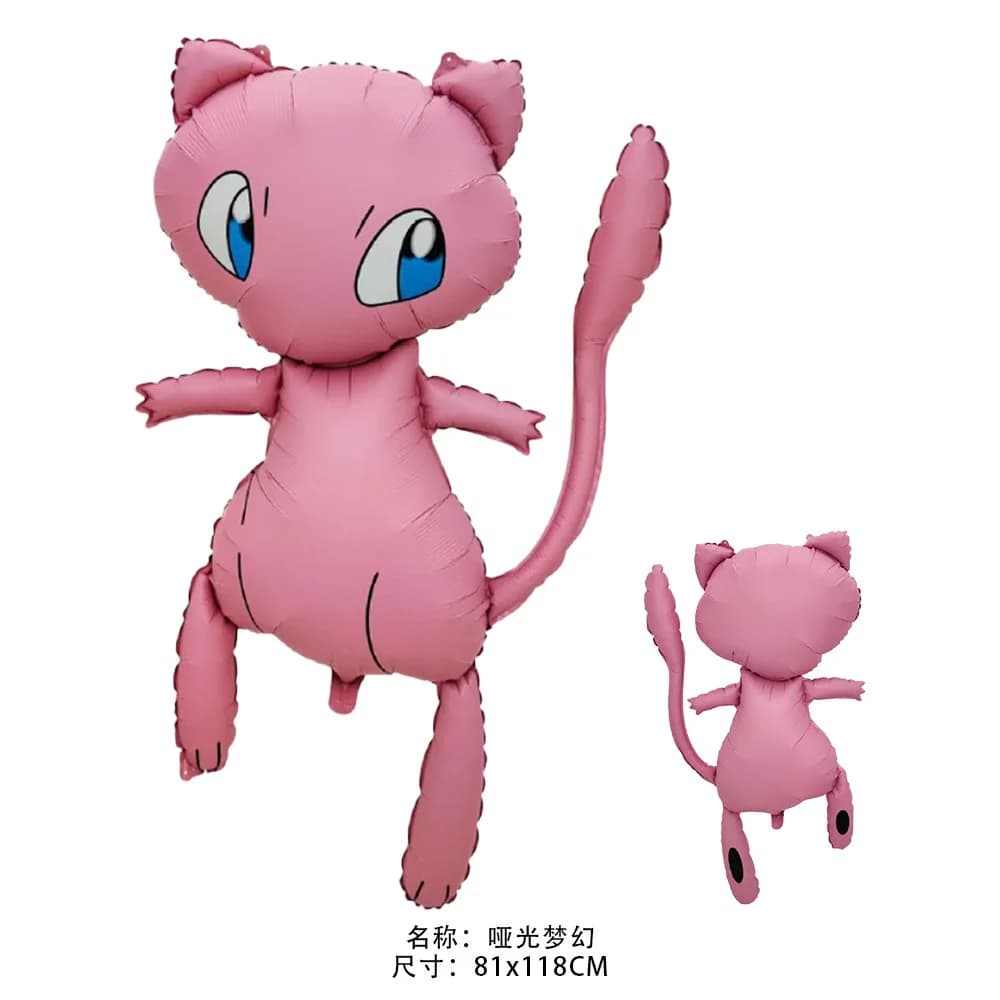 Palloncini 3D Pokemon, Grandi Figure di Charizard, Pikachu e Mew, Decorazioni per Feste di Compleanno per Bambini