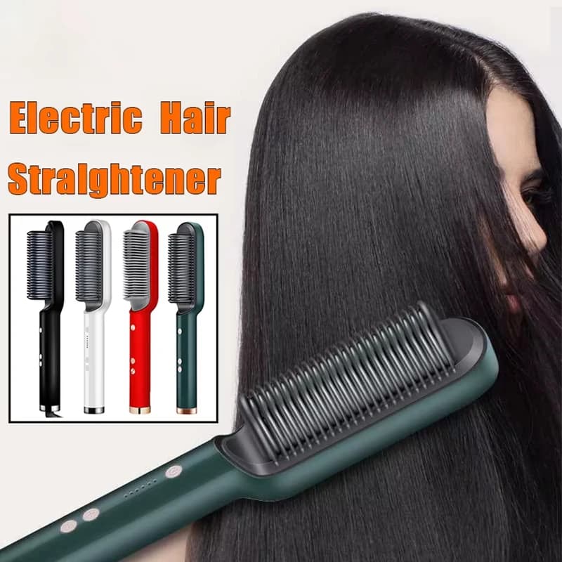 Hair plate Electric hair plate for quick heating Professional hair plate with negative ions Hairstyle brush for hair care