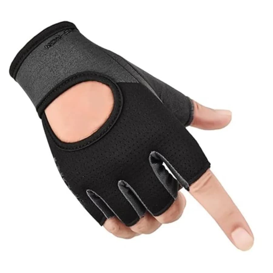 Workout Gloves for Women Men, Lightweight Fingerness Gym Gloves, Anti Slip Exercise Gloves for Gym Weight Lifting Cycling