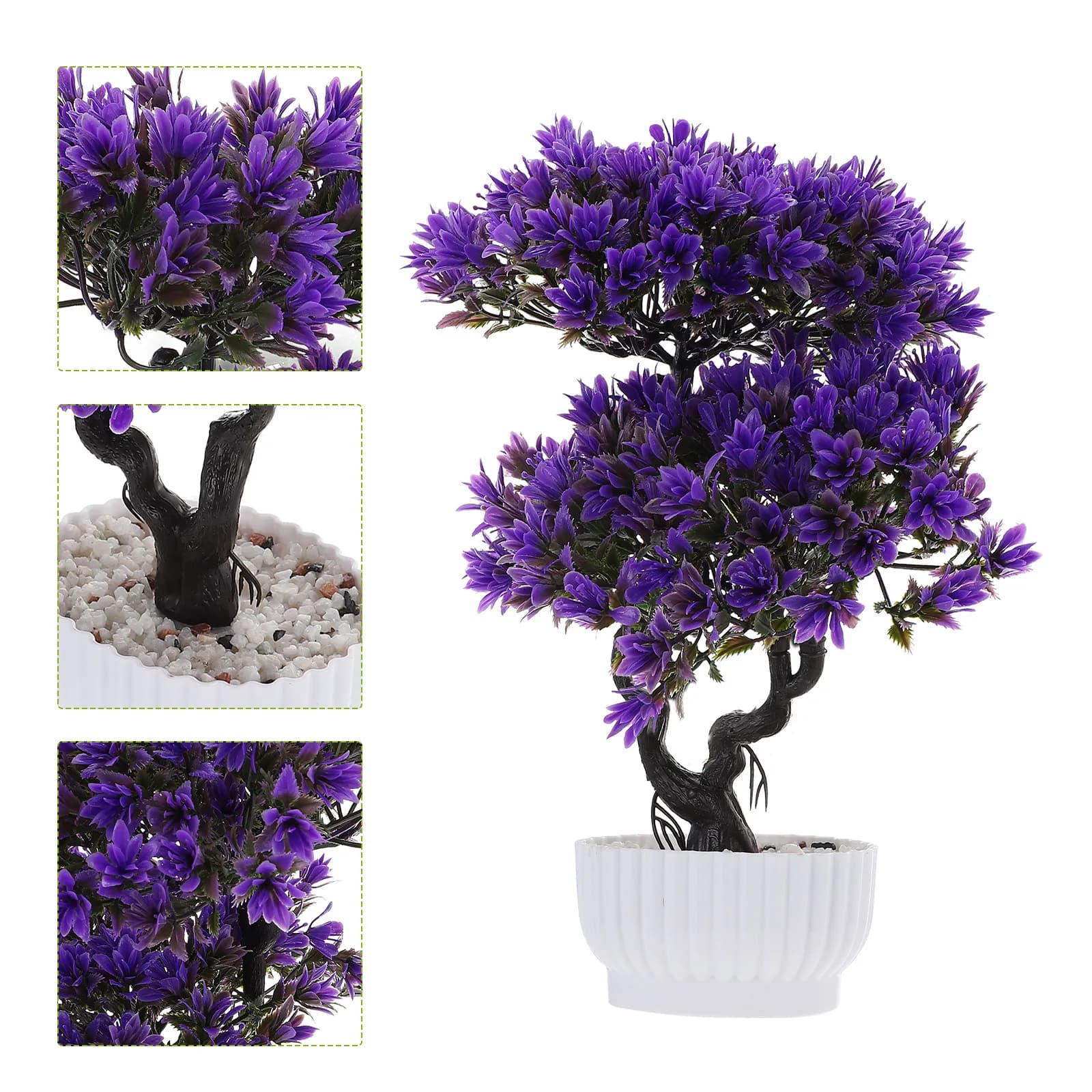 Faux Bonsai Pine Tree Simulation Tree Ornament Plastic Artificial Plant for DIY Bonsai Material Banquet Decor Modern Pastoral