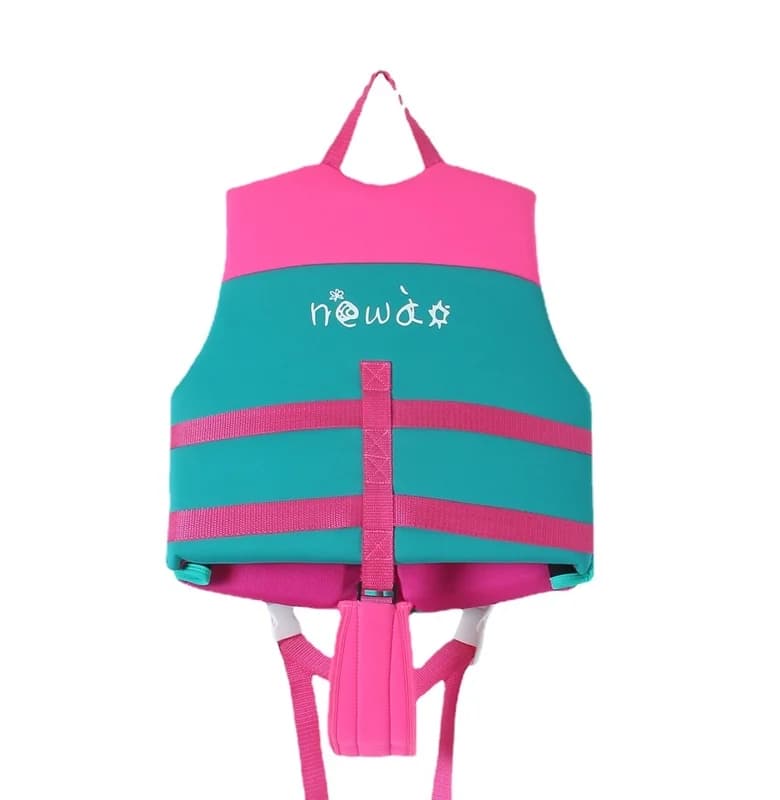 NEWAO Nuovo Giubbotto di Salvataggio per Bambini 3-9 Anni, Gilet Galleggiante in Neoprene per Nuoto, Spiaggia, Nautica, Surf e Sport Acquatici