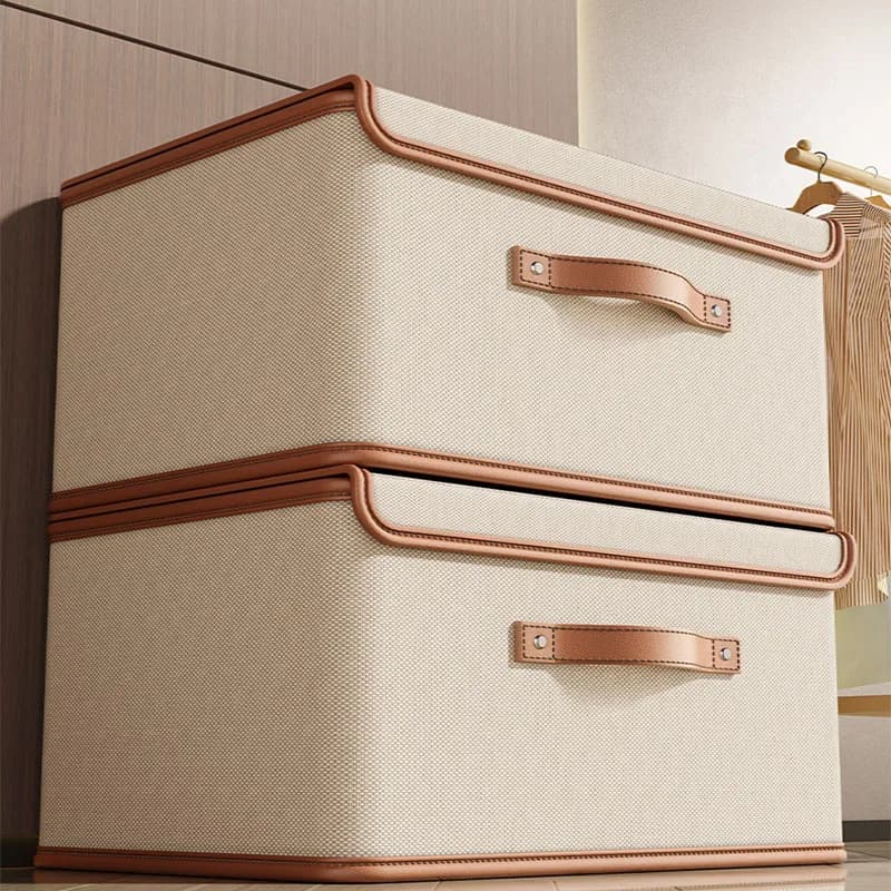 1pc Oxford cloth large potato with lid box holder integrated box fabric basket holders for home use