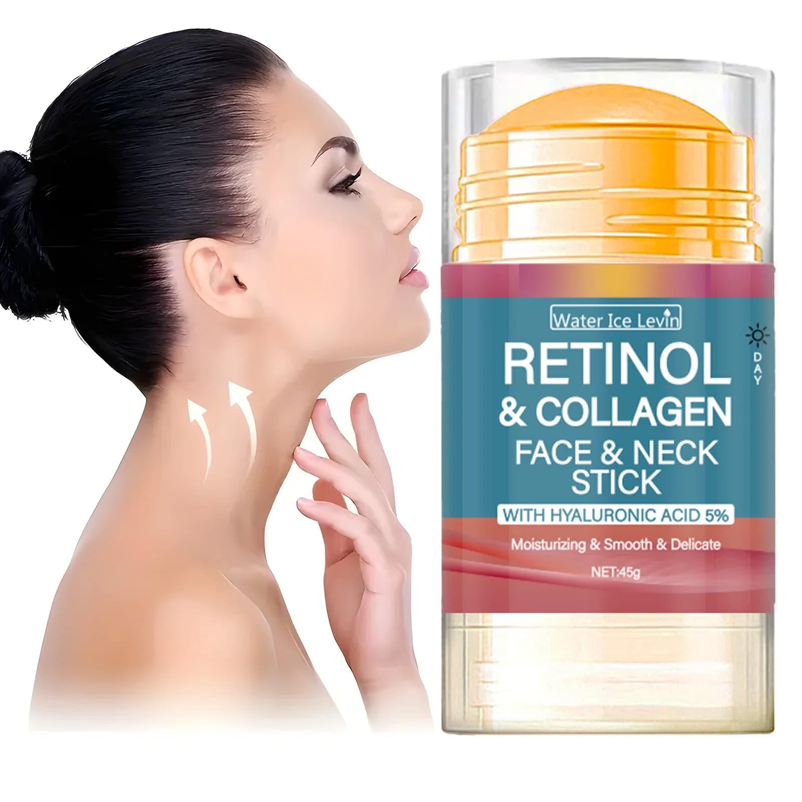 Retinol Face And Neck Treatment Bar for Firming Elasticity Loose Skin Moisturizer And Skin Brightener