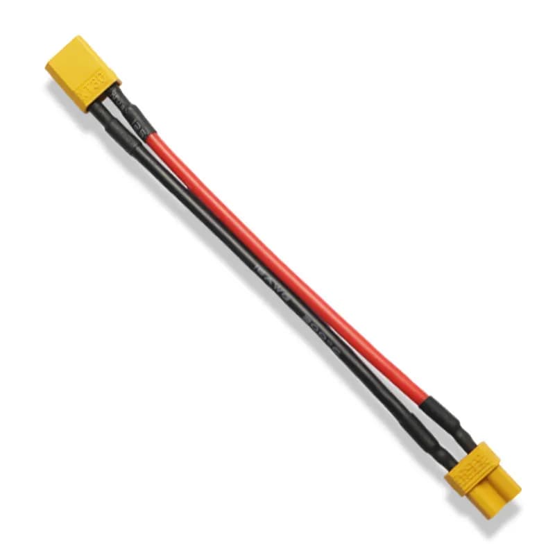 1-6 Pezzi Adattatore Connettore XT30 a XT30 Maschio/Femmina per Quadricottero RC FPV CineLog35, Cavo in Silicone 0CM 14AWG