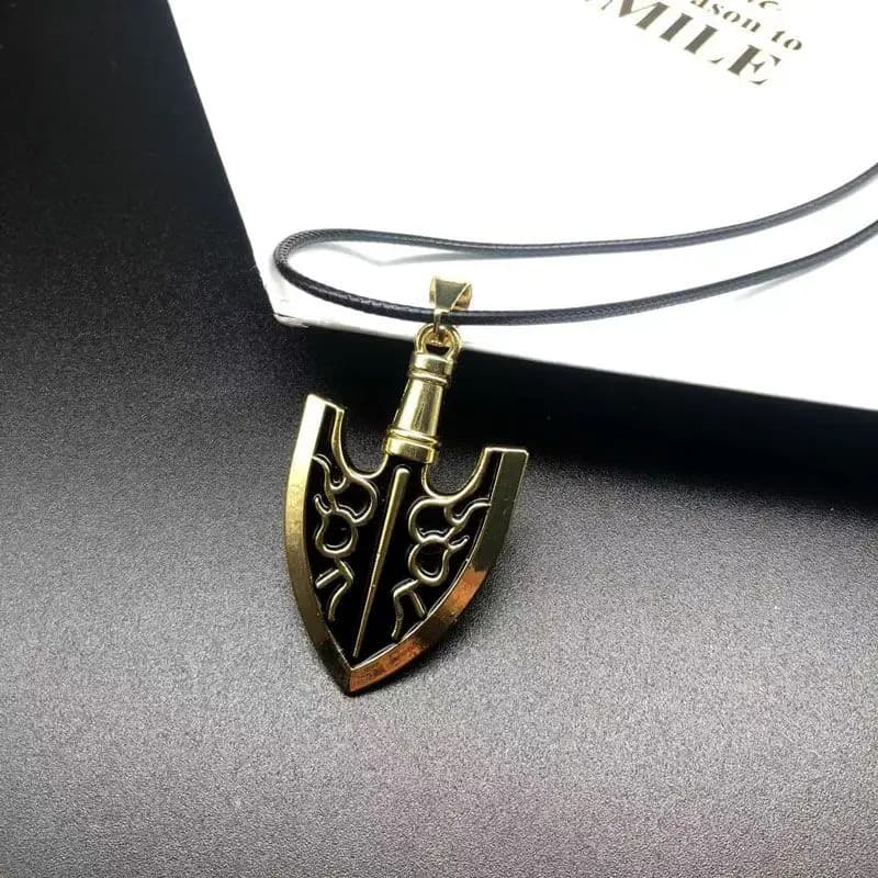 JoJo's Bizarre Adventure Stand Arrow Necklace Stone Sea Golden Arrow Pendant Birthday Gift Anime Party Favors Cosplay