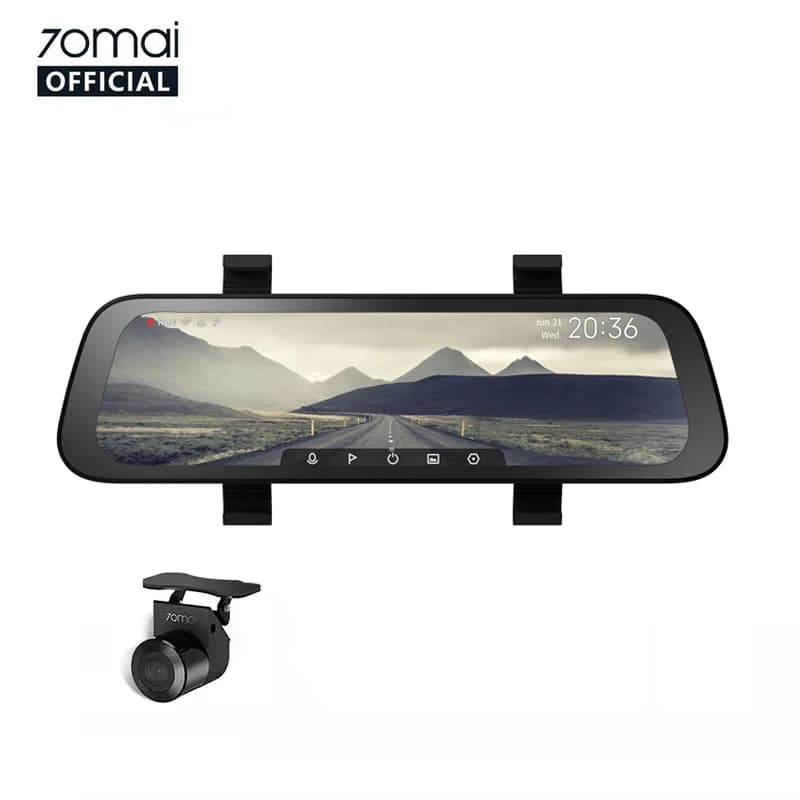Supplier Rearview Dash Cam Wide 9.35 Inches 1080P Full HD Screen Wide Vision Car Dvr Camera Recorder