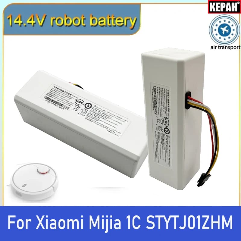 Brand new 14.4V P1904-4S2P-MM Batteria al litio Per Xiaomi Norma Mijia 1C STYTJ01ZHM Robot Aspirapolvere Mop Cleaner Accessori 12800mAh