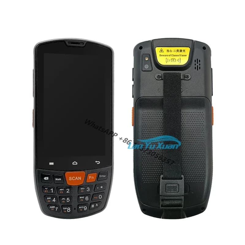 2 pezzi NFC carta magnetica a induzione scanner di codici a barre 2D computer portatile intelligente PDA 600S Pda