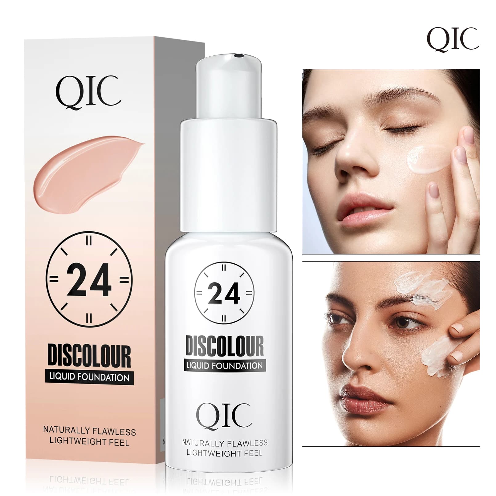 Fondotinta Magic Color Changing Foundation Base per trucco idratante liquido morbido opaco a lunga durata