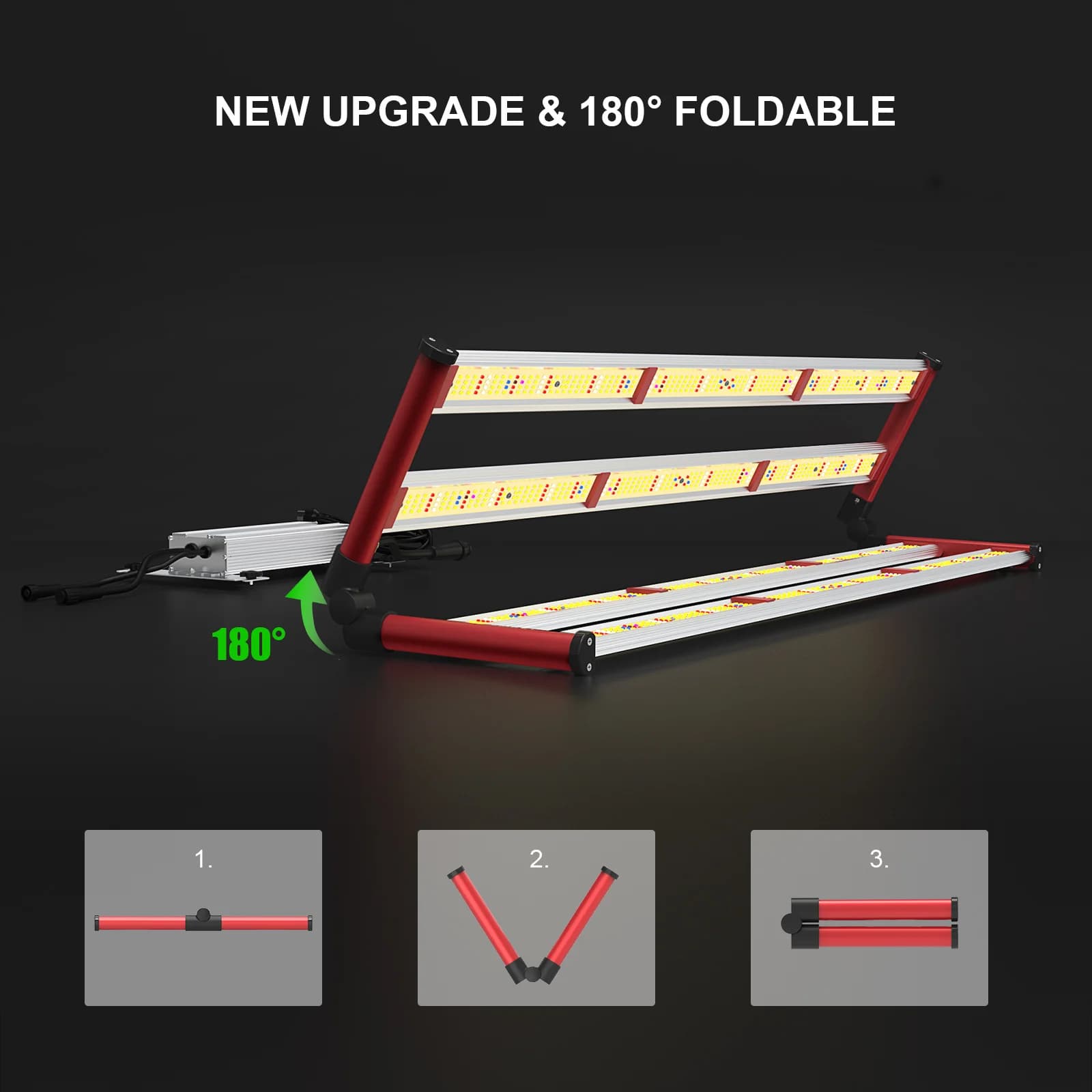 AGLEX 301h EVO LED Growing Lamp Customizable: Full spectrum bar for greenhouse seeds starting at flowering