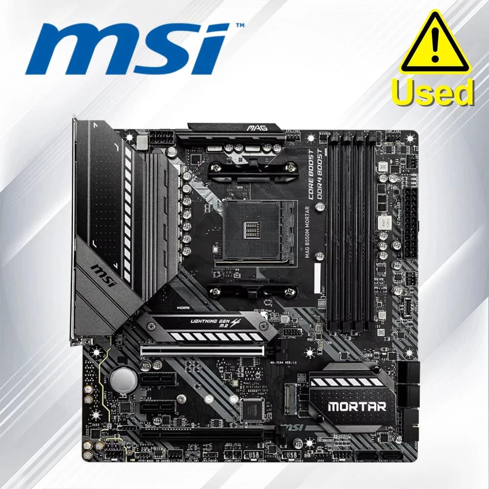 Scheda madre MSI AM4 AMD Micro ATX MAG B550M MORTAR AM4 AMD B550 Micro ATX Scheda madre AMD