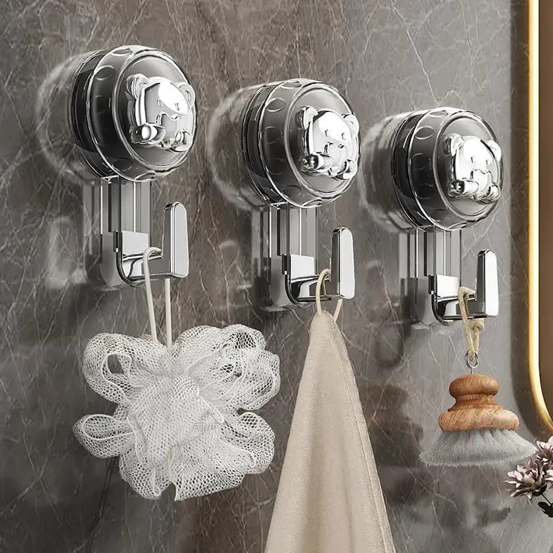 Ganci a ventosa potenti e resistenti senza tracce per bagno, cucina, appendiabiti, asciugamani, chiavi, vestiti, borse, organizer