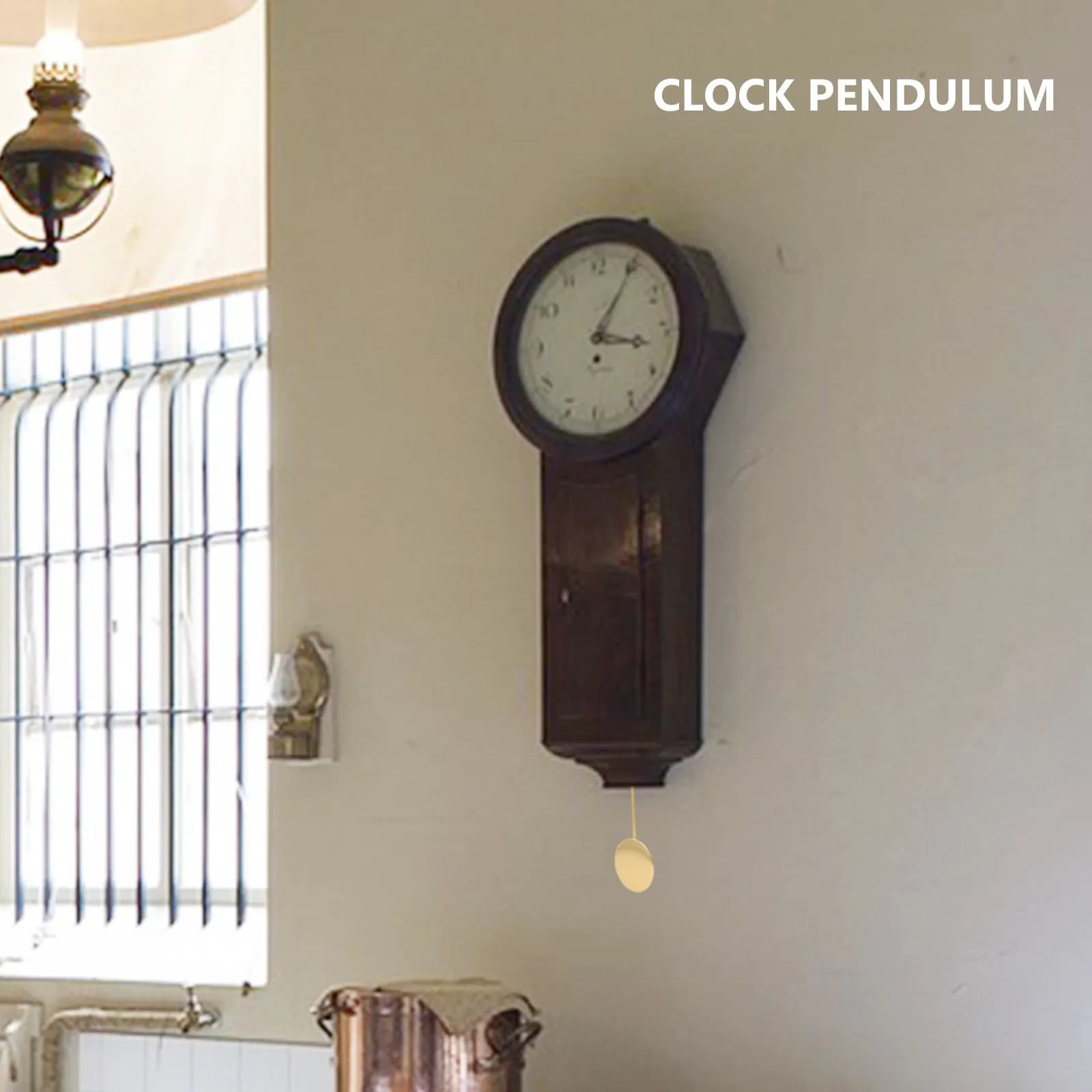 Pendolo di ricambio in metallo resistente, accessori per orologio da parete di squisita fattura, materiale sicuro, regalo di nozze