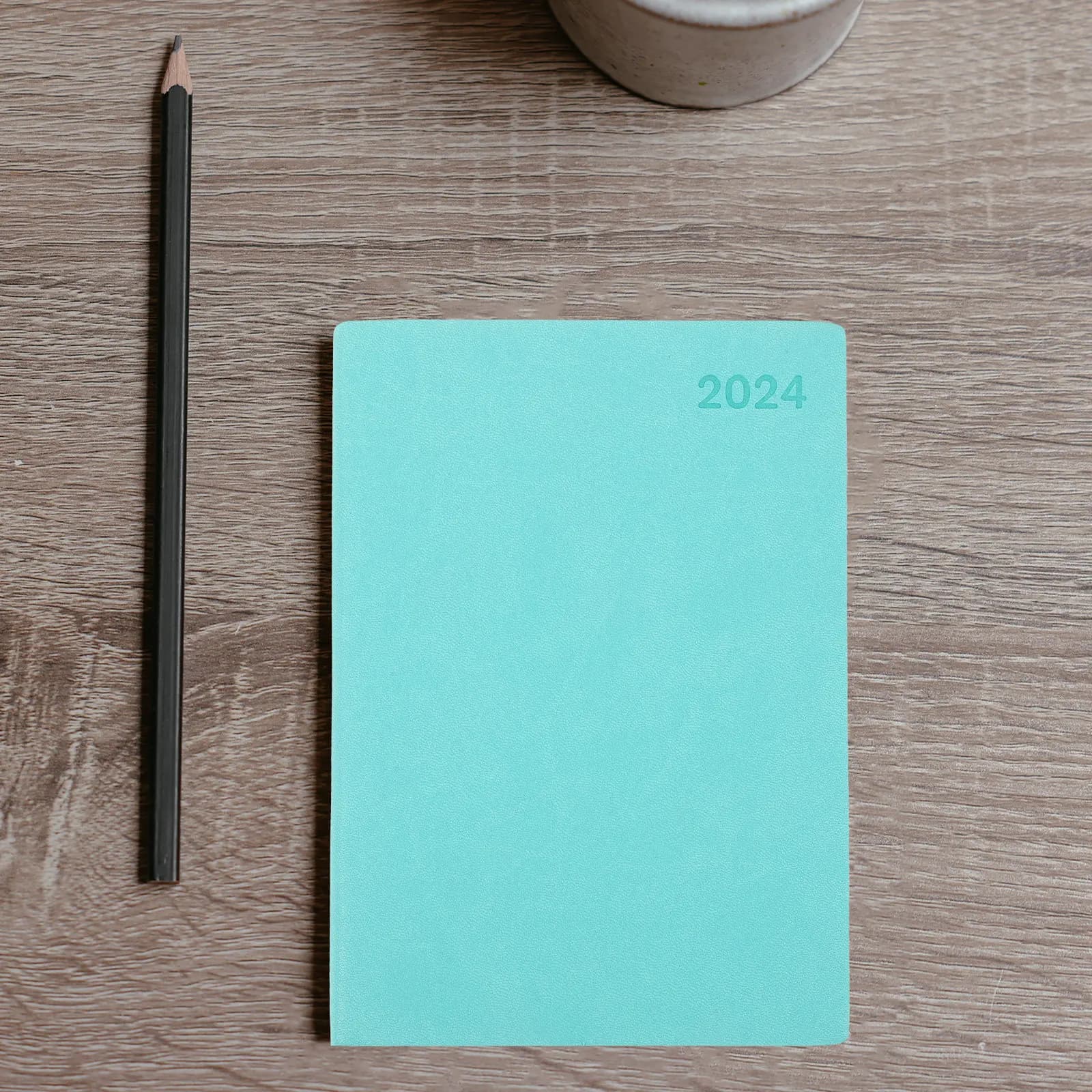 Agenda giornaliera 2024, quaderno in carta, semplice ed elegante, organizer per appuntamenti, agenda settimanale e mensile, blocco note per studenti, lavoro d'ufficio