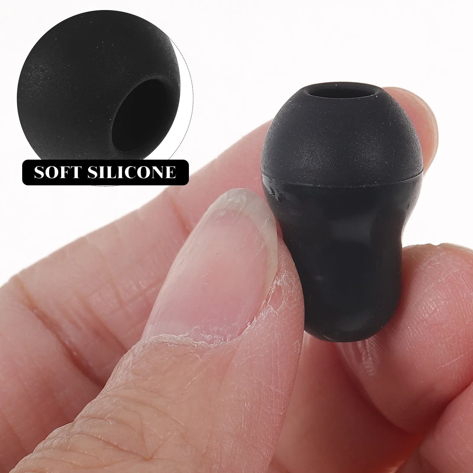 10Pieces Silicone Earbuds for Stethoscope Comfortable Replacement Ear Pads Fit 6Mm Earphone Hospital Clinic Accessories