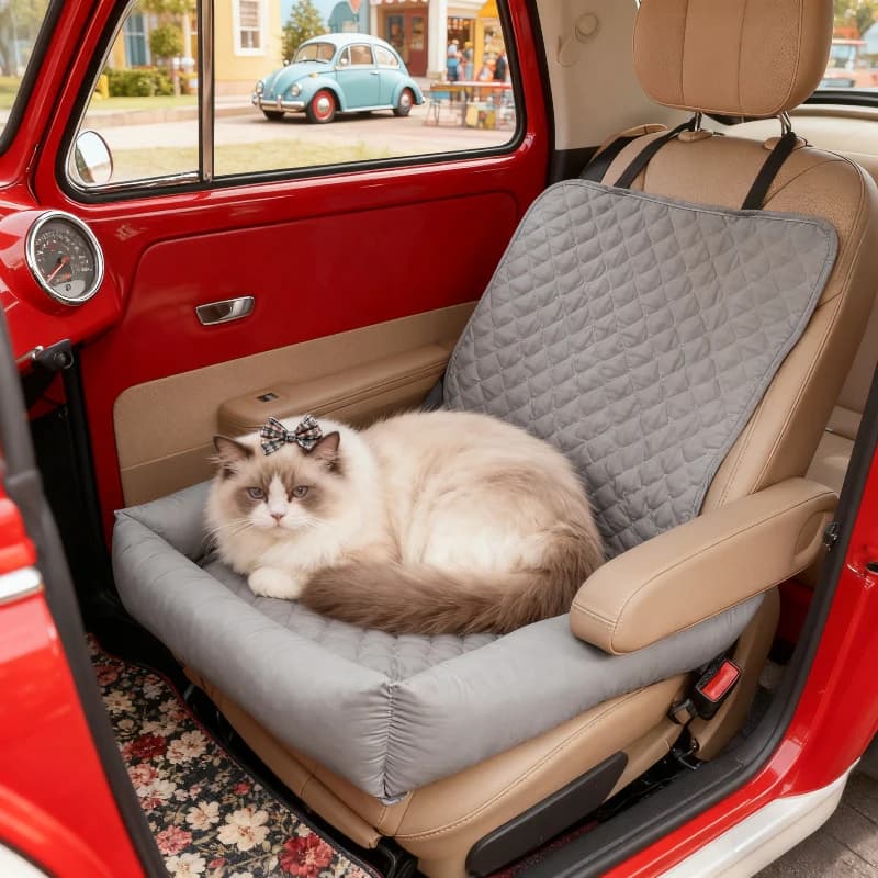 Coprisedile per auto impermeabile per cani Materasso da viaggio per animali domestici 2026 Nuova protezione per seggiolino auto per cani con bracciolo per sedile centrale per cani
